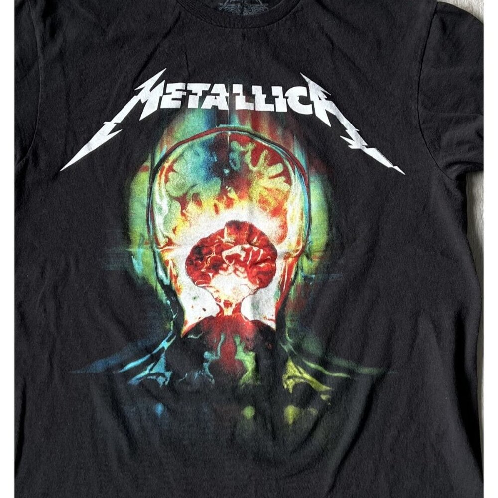 Metallica Hardwired To Self-Destruct Graphic T-Shirt Size M Black Cotton - Picture 2 of 5
